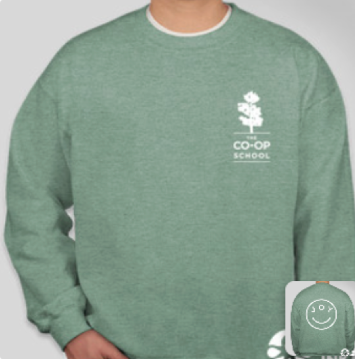 Crewneck Sweatshirt - Heather Green