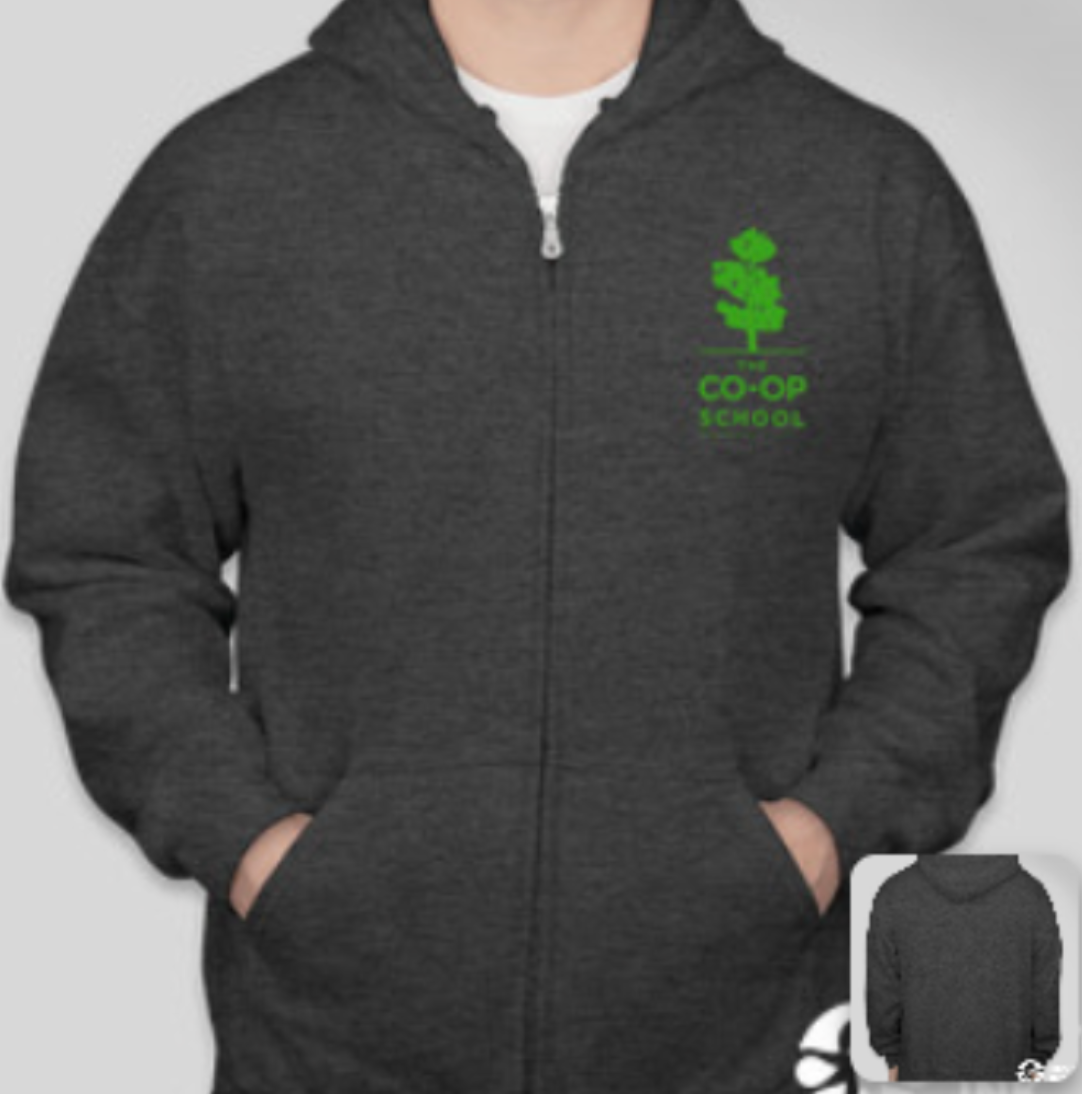 Zip-up Hoodie - Dark Grey