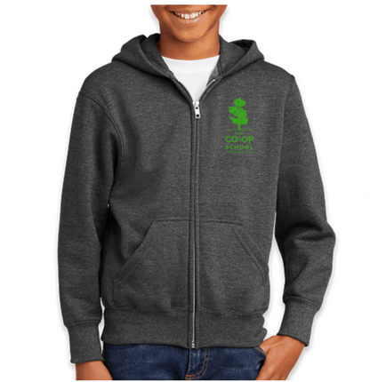 Zip-up Hoodie - Dark Grey