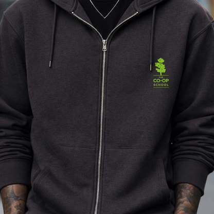 Zip-up Hoodie - Dark Grey